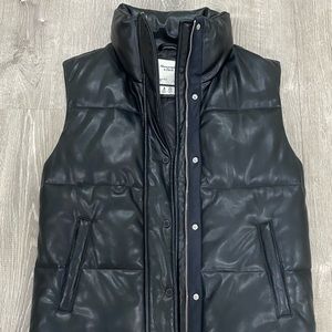 Abercrombie & Fitch Vegan Leather Vest